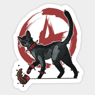Anarchist Black Cat Sticker